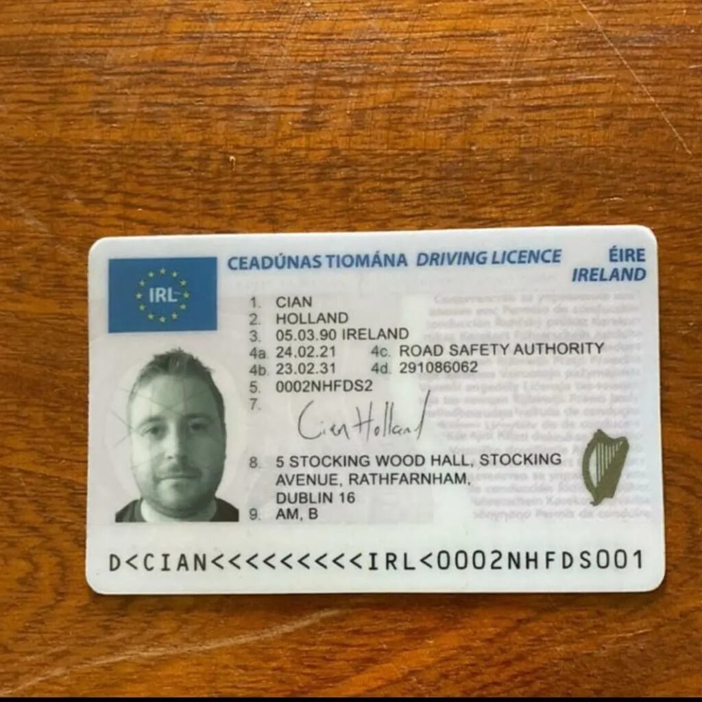 Buy Irish Driver's License
