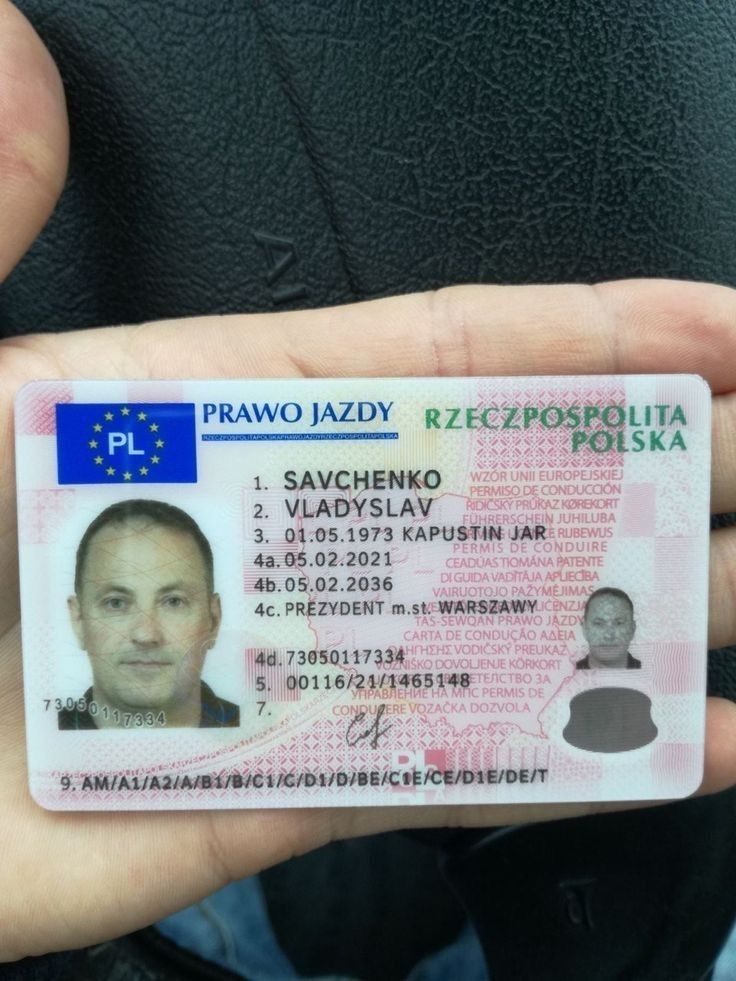 Buy Polish driving license